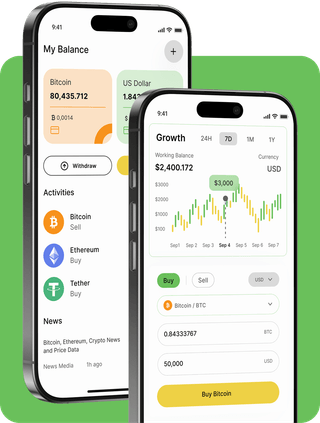 Polzentra trading platform with live market data